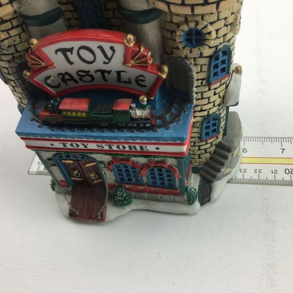 Lemax Christmas Holiday Village Toy Castle Store Building 2001 - Picture 10 of 12